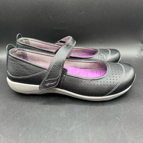 Dansko Shoes - Dansko Black Leather Hadley Mary Jane Shoes EU 41